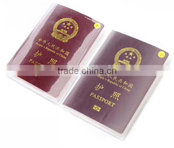 Clear Transparent Passport Cover / Passport Holder / Travel Passport Protector photo-6