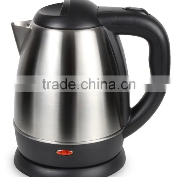 Baidu Wholesale Kitchen Supply 1.2L Stainless Steel Electric Water Kettle With 2Years Using Life