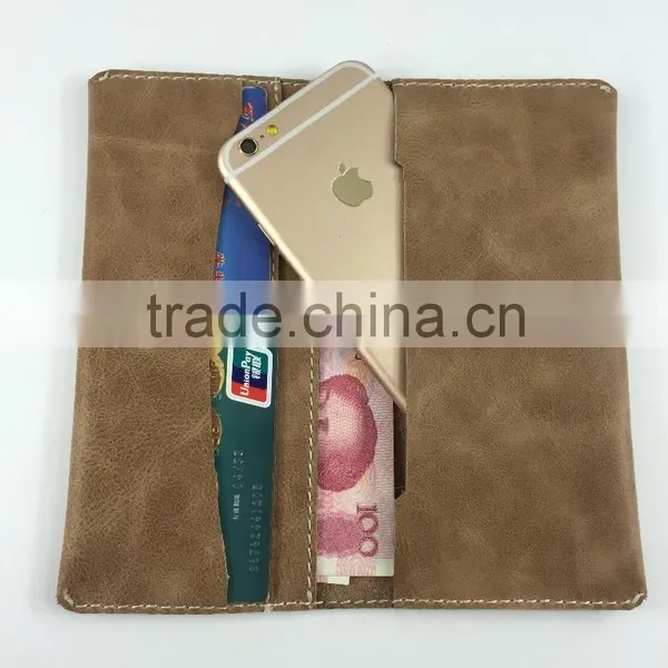 Hot Sales New Style Top Leather Wallet Cases for Universal Mobile Phone With Many Card Slots and Money Slot. photo-3
