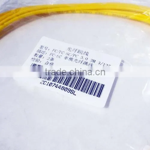 Jumper Cable Wire Fiber Optic Patch Cord (SC /pc-SC/PC 3.0 3M 9/125) photo-3