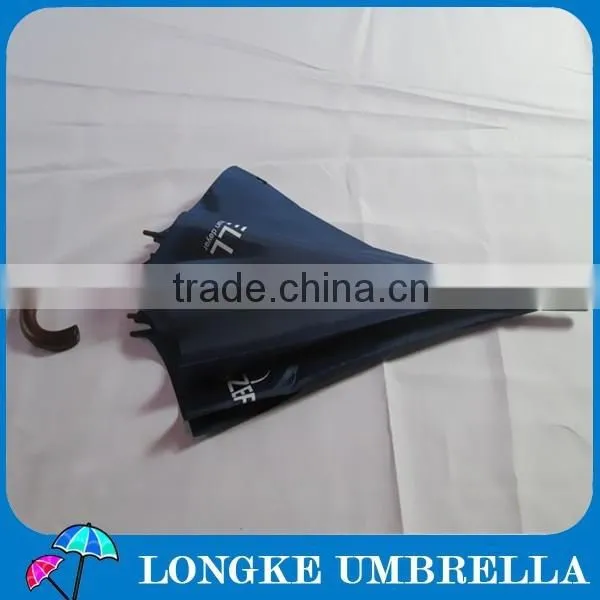 Umbrella Manufacturer Plain Polyester Fabric Wooden Advertising Umbrella photo-4