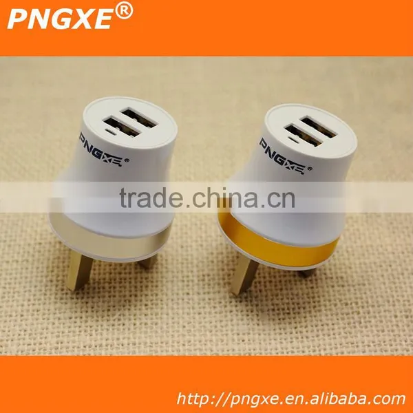 5V/2 1A 2 Port Desktop Micro USB Wall Charger Travel Power Adapter for IPhone 6 Plus 5S 5C 5 4S, IPad Air Mini, Samsung photo-2