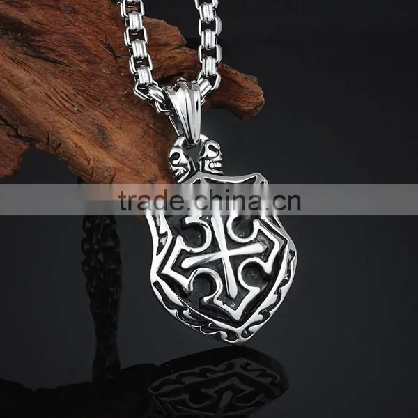 Kalen Personalized Skull Pendant Wholesale Cross Pendant Bulk Sale photo-3