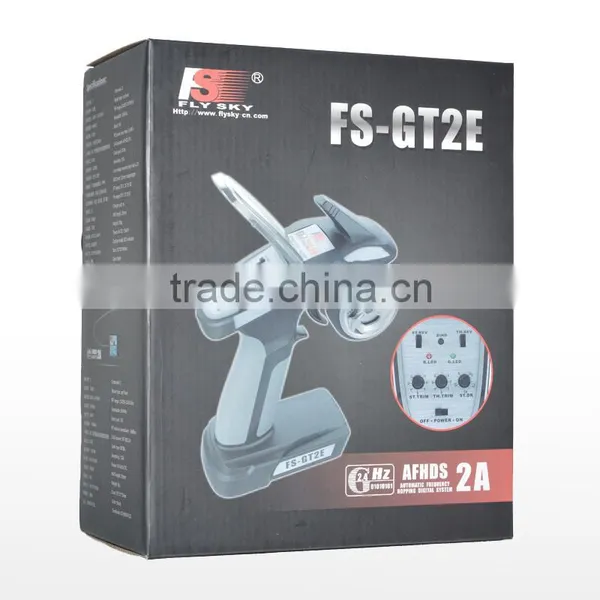 Flysky FS-GT2E 2.4G 2CH Radio Model Controller Transmitter With A3 Receiver for Boat Car photo-6