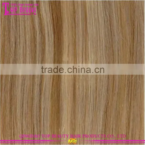 2015 New Fashion One Piece Clip in Human Hair Extension 100% Virgin Remy Ombre Hair Extension Clip In photo-2