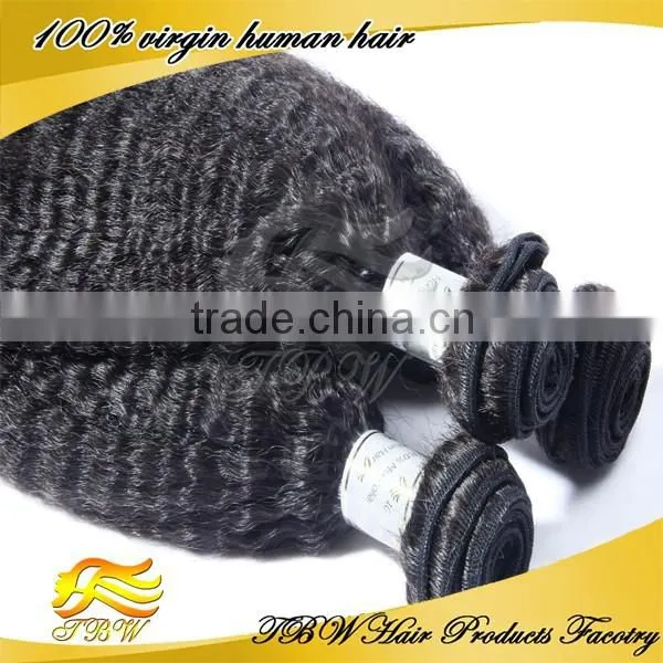 2015 Hot !!! Wholesale Cheap 100% Unprocessed Virgin Mongolian Human Kinky Straight Yaki Hair Weave photo-2