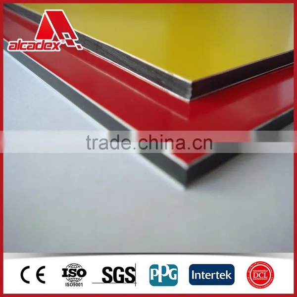 Exterior Wall Cladding Plastic Aluminium Composite Pane photo-3
