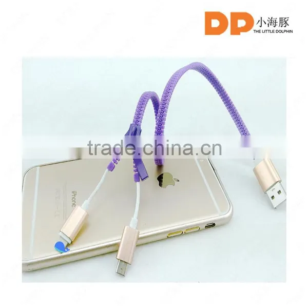 Creative Gifts Magnetic Zipper Usb Data Cable Suitable for Iphone and Android photo-5