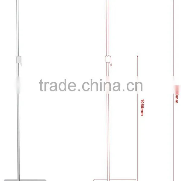 Supermarket Ground Metal Pop Price Display Stand photo-2