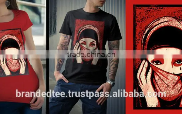 Top Girl Sexy Hot Brand Promotion Custom T-shirt Labels and Tags photo-3