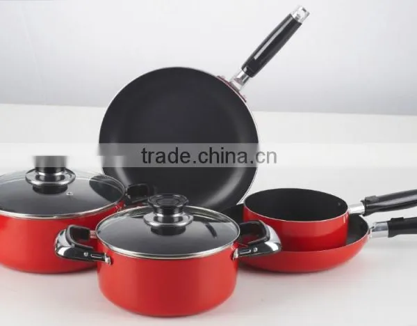 7pcs Aluminum Non-stick Cookware Set