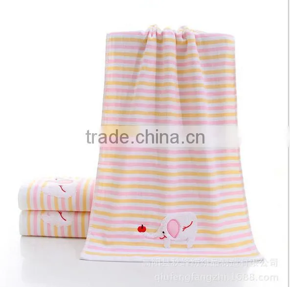 Pinstripe Children Soft Touch Towel For Gilrs photo-5