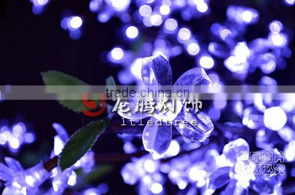 Pure Copper Wire Party Decoration Outdoor Led Cherry Tree Light photo-3