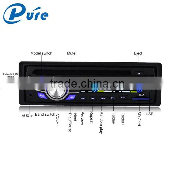 Multimedia Player DVD 1 Din Auto Car DVD Player Stereo Car DVD Player With LCD Screen photo-6