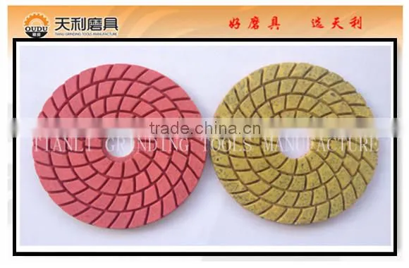 Diamond Abrasive Pad 4inch Diamond Wet Polishing Pads