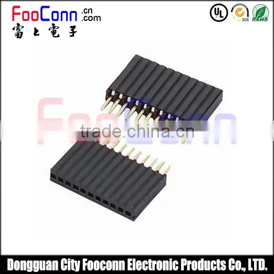 2.54mm Female Header Single/Dual Row Top Entry Straight Connector photo-2