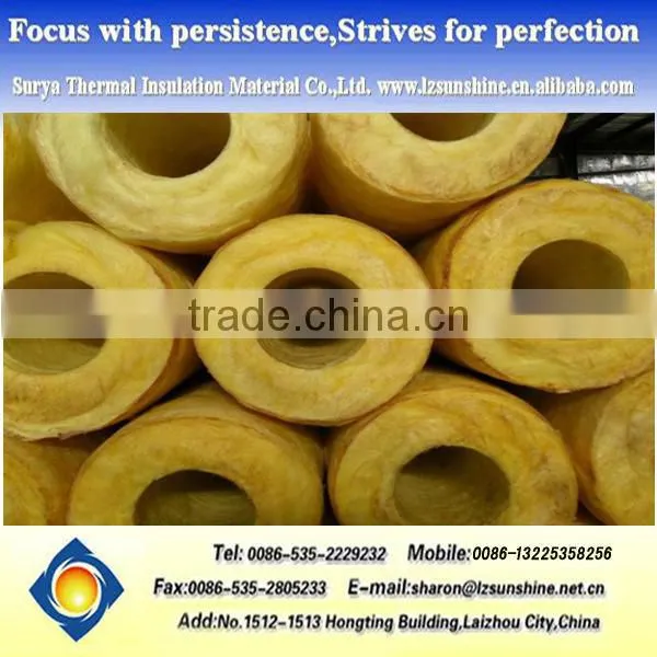 Thermal Insulation Sound Absorbing Glass Wool Pipe photo-2