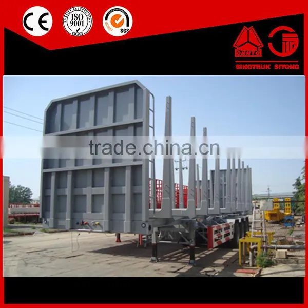 3 Axles 100 Tons Wood Transport Truck Trailer Made in China for Sale photo-2