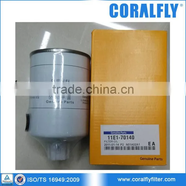 Coralfly OEM фильтр масла дизельного двигателя LF3552 11E1-70140 photo-2