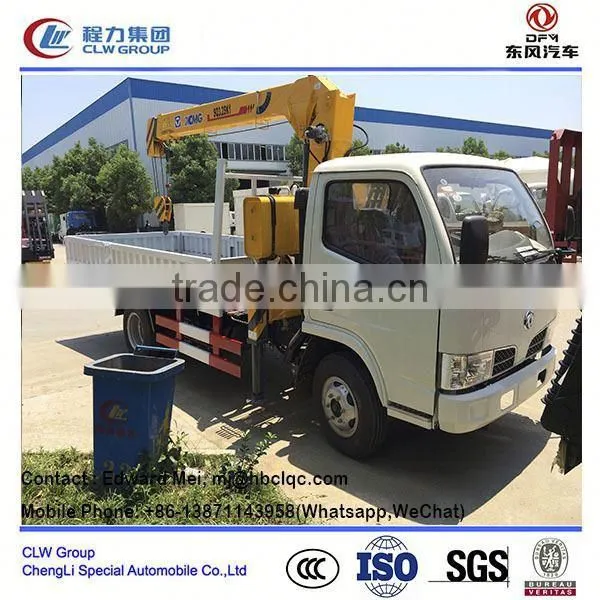 Dongfeng 4*2 4*4 Type 95 Hp Truck Mouted Crane Crane Low Bed Semi-trailer photo-5
