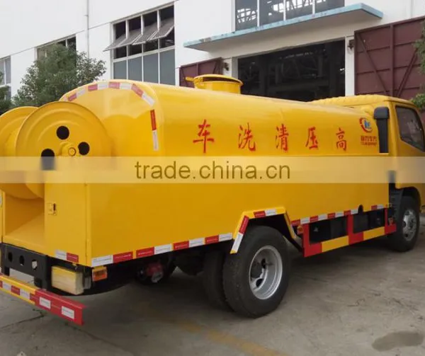4*2 DFAC Two Wheel Diesel 5m3 Mini High Pressure Water Cleaning Camion Prices photo-4