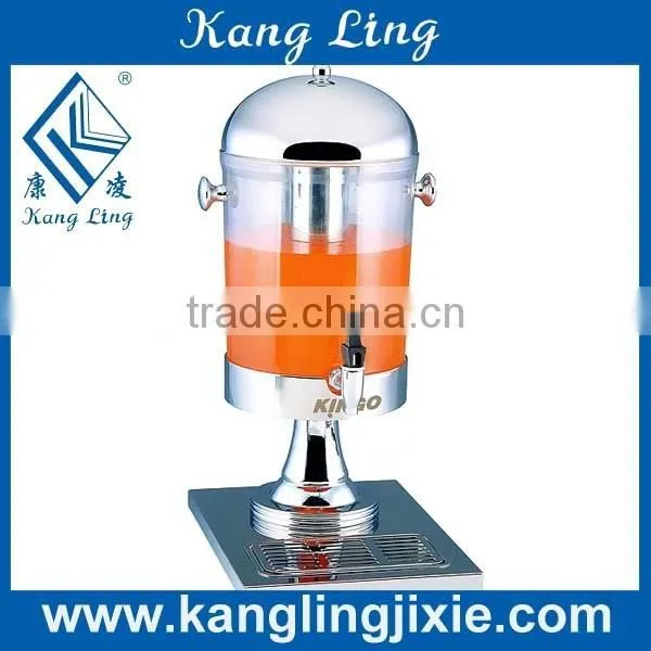 8L Transparent Dispenser for Cooling Juice Beer Milk