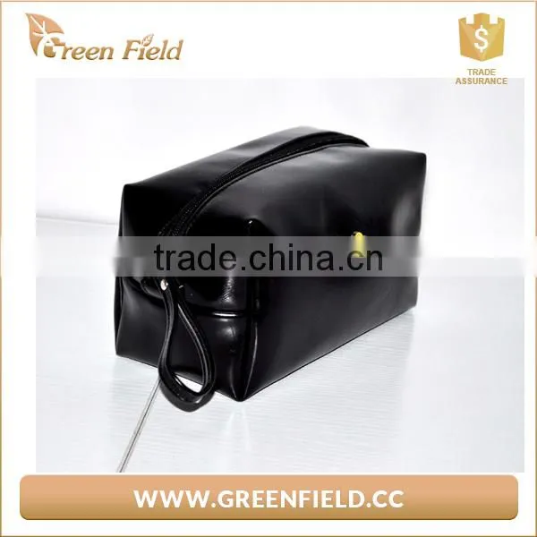 Hot New Style Black Fashion PU Toiletry Bag for Women photo-3