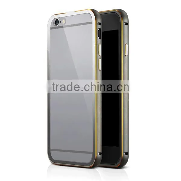 4.7-inch Mobile Phone Bumper & Transparent Rear Plate Back Cover for IPhone6 photo-2