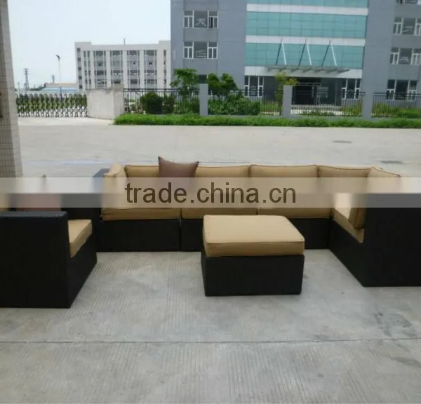 Outdoor Aluminium Furniture Cheap New Design Living Room Sofa Set Olyester Rattan photo-5