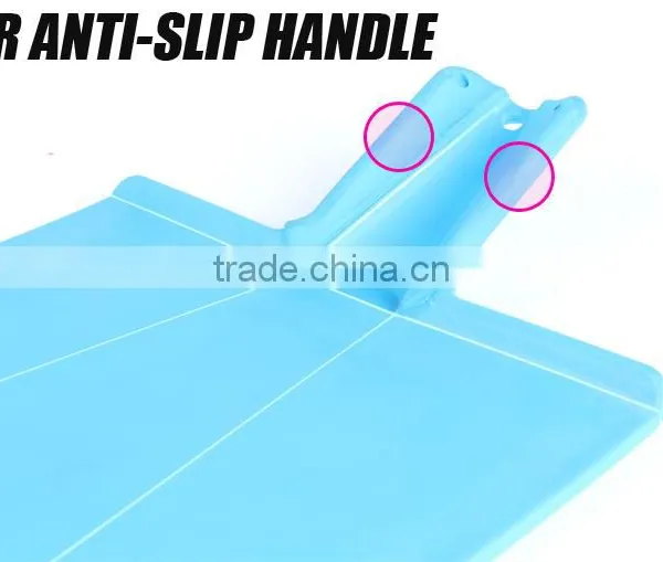 NBRSC Colouful Plastic PP Flexible and Foldable Cutting Board for Kitchen photo-2