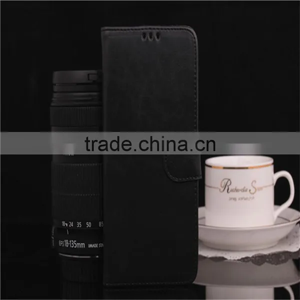 High Quality Crazy-horse PU Card Bumper/pocket Cell Phone Case for Samsung photo-4