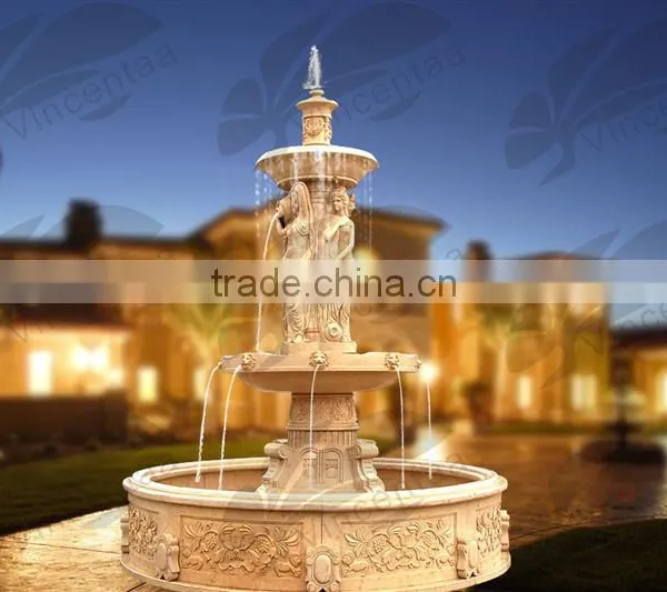 Large Size Outdoor Garden Water Mable Fountain photo-2