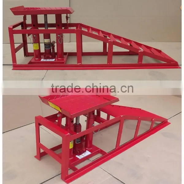 2Ton Steel Hydraulic Lift Car Ramp photo-2