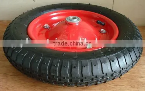 3.25/3.00-8 Steel Rim Wheelbarrow Wheels photo-6