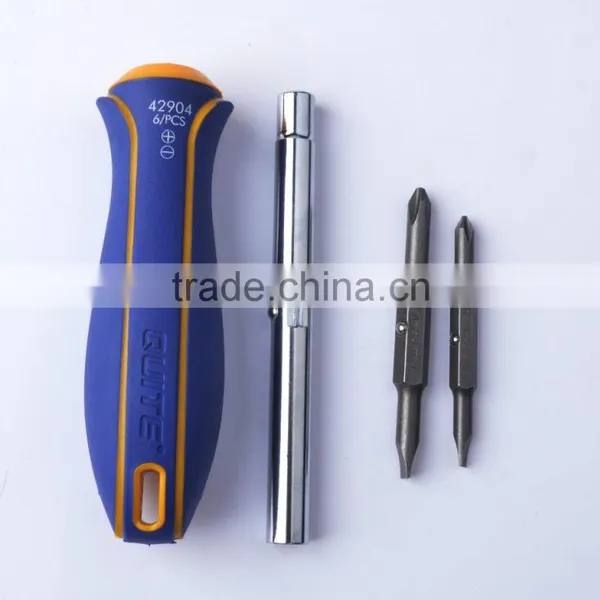 6 in 1 Screwdriver Set With LED Light Pocket Tool Kit photo-2
