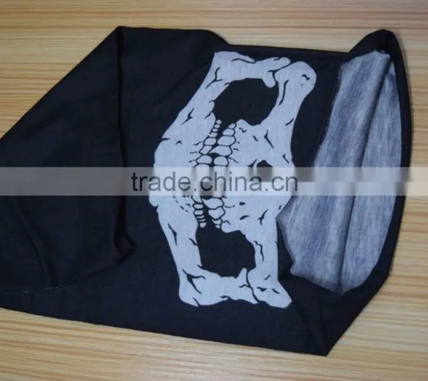 Cheap Cycling Black Skull Bandanas Mask photo-4