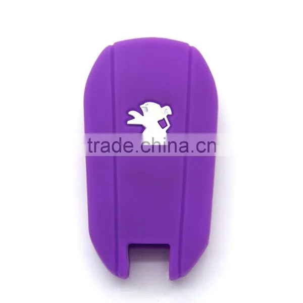 Shenzhen Super Quality Manufacturer Silicone Key Covers Remote Car Key Case for Peugeot 3008 photo-4