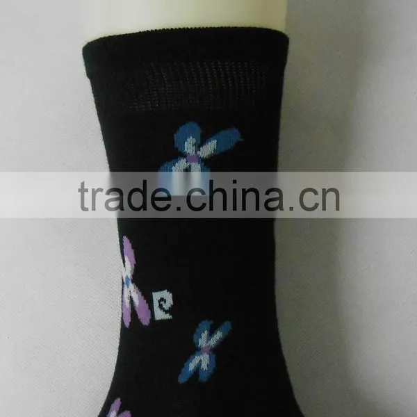 Mens Colored Pattern Casual Dress Socks photo-5