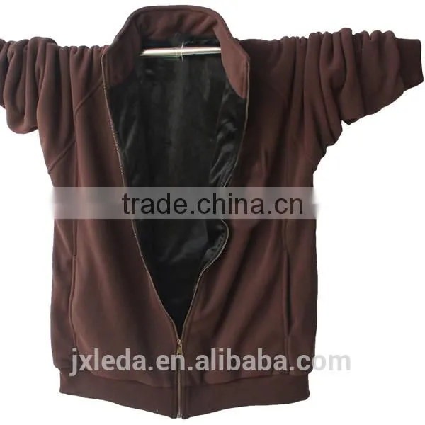 100%cotton Stand Collar Thick Jacket Coat Man photo-3