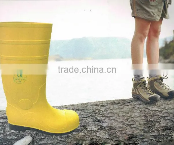 Puncture Resistance PVC Chemical Boots Industrial Safety Shoes photo-4