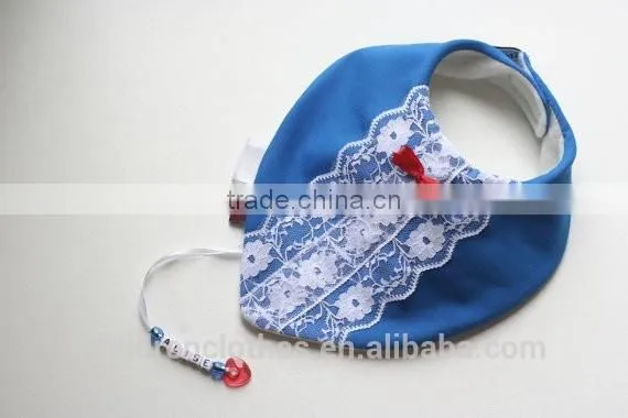 Yiwu Mingzhen Garment Factory Supply Kids Clothes Cheap Price Lace Baby Bib