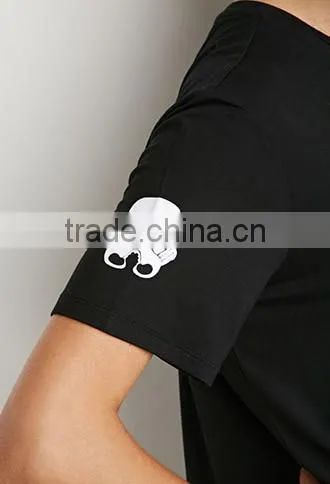 Women's Short Sleeve T-shirt Long Letters photo-5