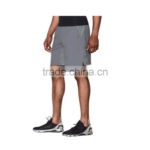 Mens Custom Blank Grey Cheap Stretchy Polyester Board Shorts Wholesale photo-3