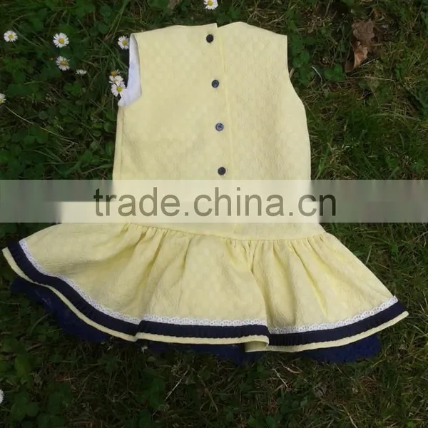 OEM/ODM Lightweight Cotton Baby Cloth Baby Ruffle Dress New Design photo-4