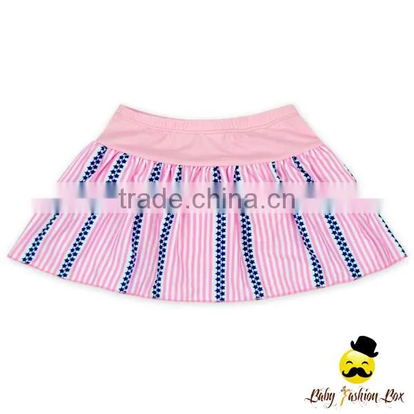 YZA-003 Yihong Fashion Style One Size Baby Stripe With Pink Dress Suit Kids Girls Bikini Swimwear photo-3