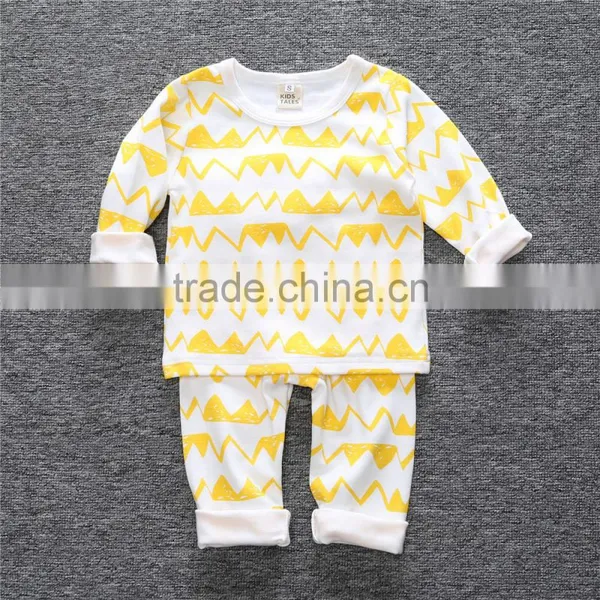S15884A High Quality Children Organic Cotton Pajamas Sleepwear photo-2