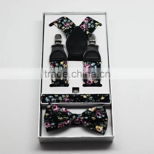 Factory Customize Best Suspenders,hanky and Bowties Box Gift Sets photo-3