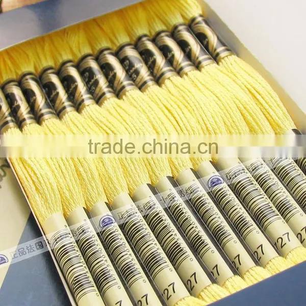 Crochet Thread Dmc 100% Cotton Tread for Weaving Cross Stitch Threads Box 447 Colors Floss Threads photo-2