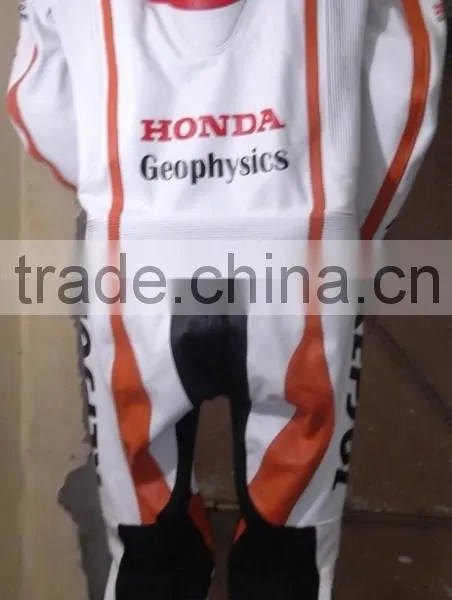 Motorcycle Leather Suits Made Cow Hide Leather photo-2