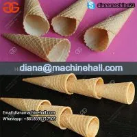Automatic Ice Cream Sugar Cone Production Line|Rolled Sugar Cone Baking Machine photo-2